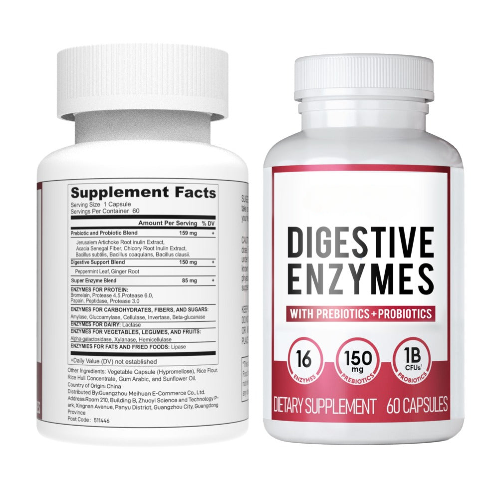 NEXOVA™ - DIGESTIVE ENZYMES 60CT + 60B PROBIOTIC 30CT