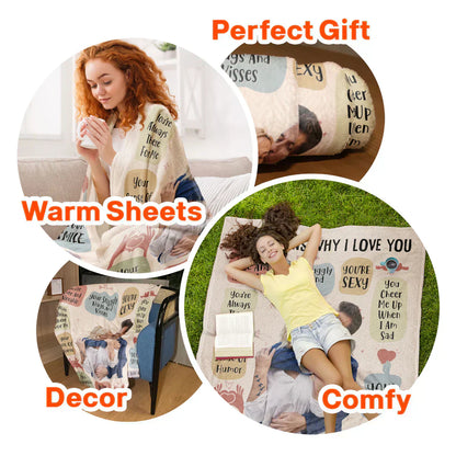 NEXOVA™   - 10 REASONS I ADORE MY PERSONALIZED PHOTO BLANKET