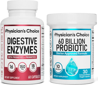 NEXOVA™  - DIGESTIVE ENZYMES 60CT + 60B PROBIOTIC 30CT