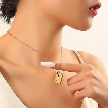 NEXOVA™   - ENVELOPE LOVE LETTER PENDANT NECKLACE
