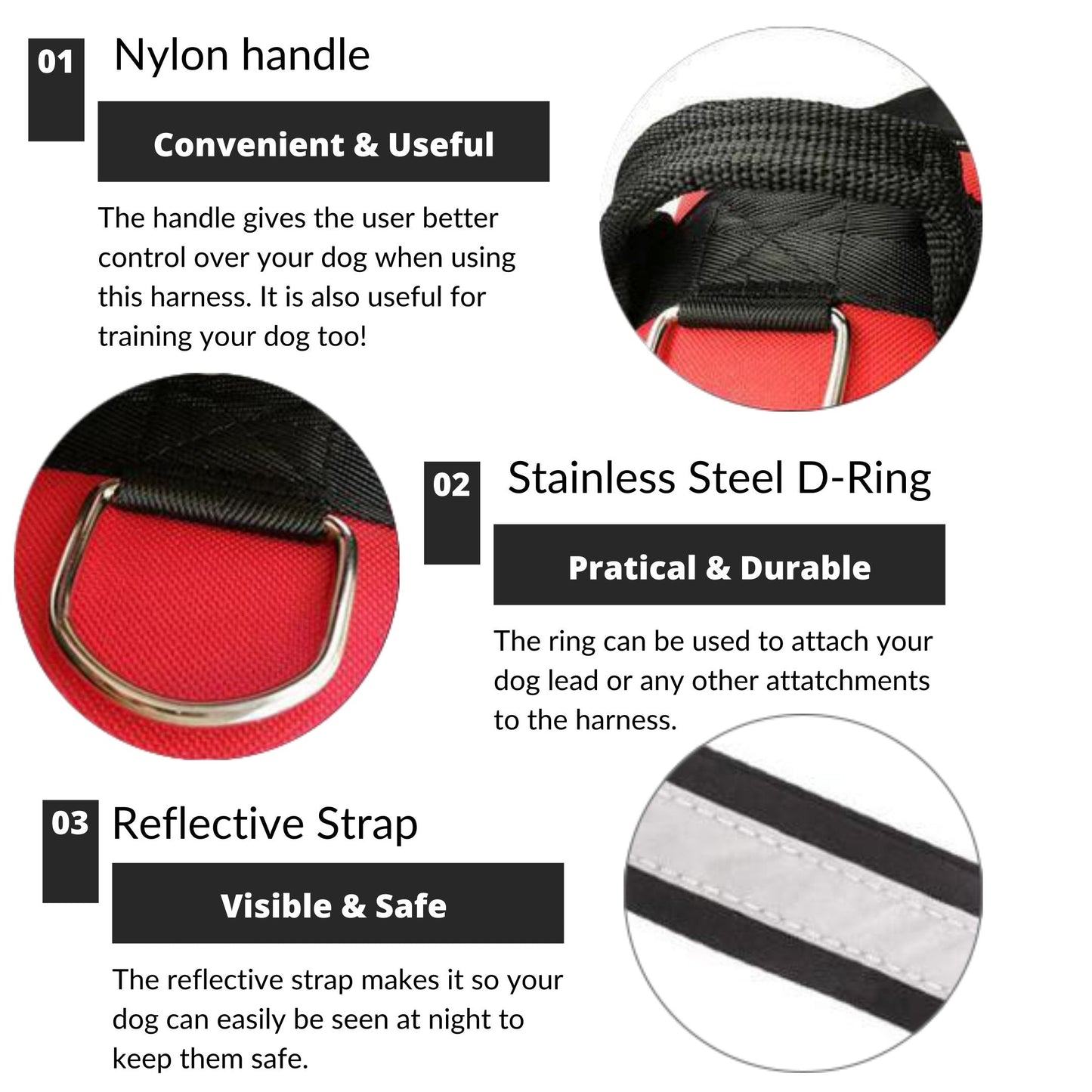 NEXOVA™   - CUSTOM FIT NO-PULL DOG HARNESS